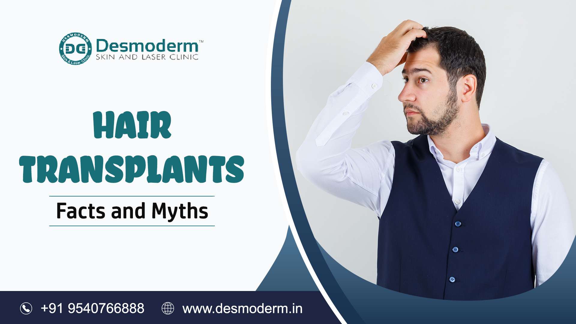 Know 7 Hair Transplant Myths And Facts | Desmoderm