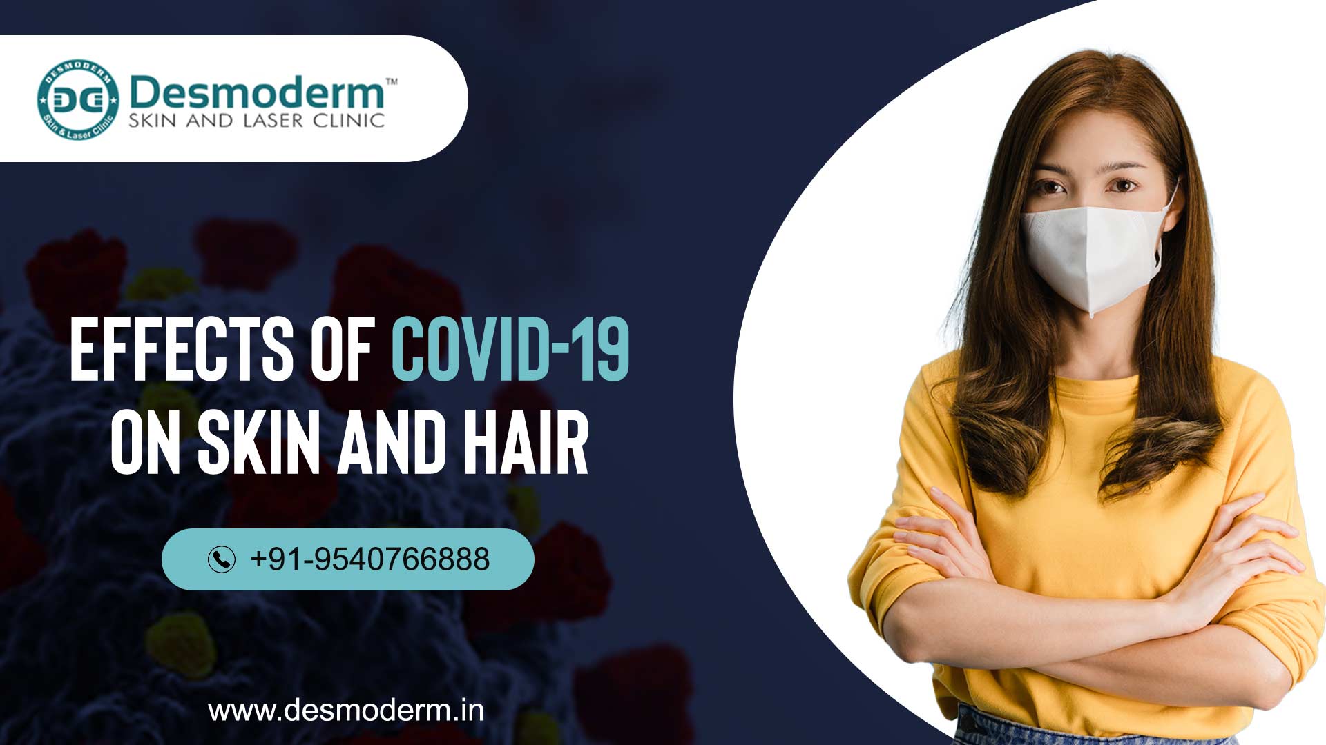 Effects of covid 19 on skin and hair